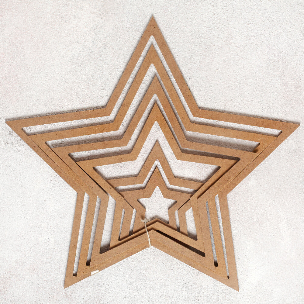 Loren Crafts Yıldız Düş Kapanı Makrome Kasnağı